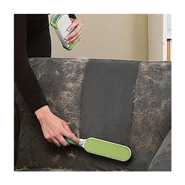 Kit cepillo mágico quitapelos para mascotas nayeco 7×4×33 cm reutilizable